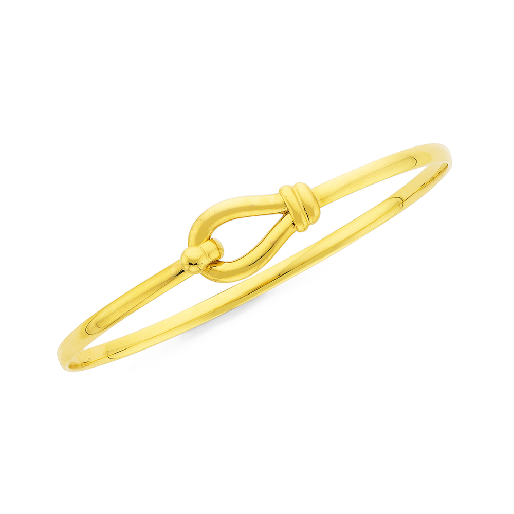 love knot bangle bracelet