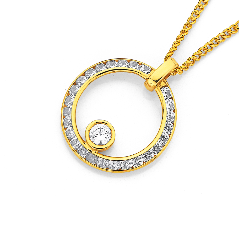 prouds circle pendant