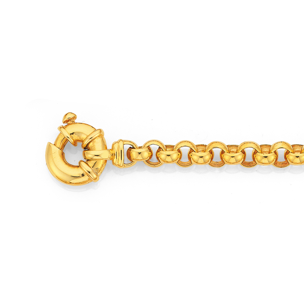 Buy 9k Solid Gold Belcher Box Chain Bracelet, 375 Yellow Gold, High Polish,  Genuine 9ct Gold Bracelet / Anklet for Women & Men, 19cm / 7.5 Online in  India - Etsy