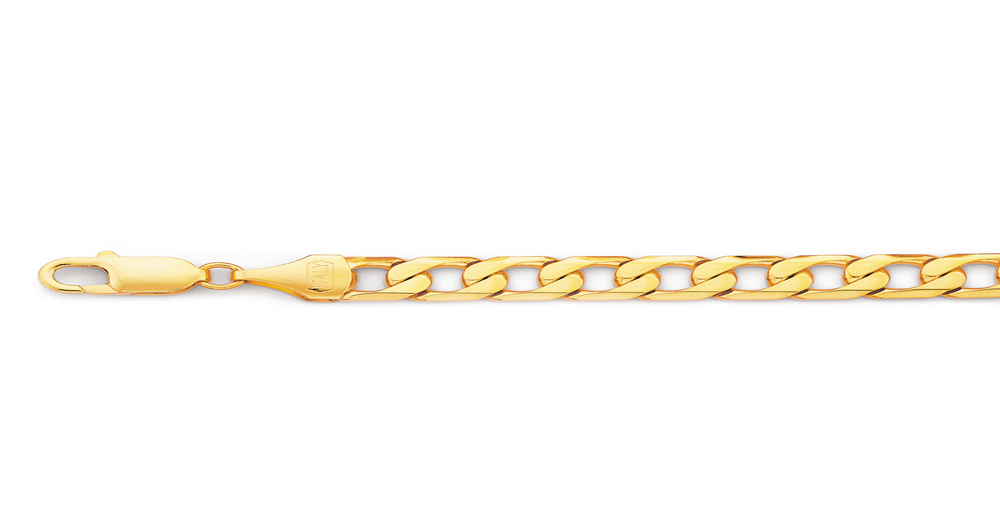9ct Gold 20cm Solid Curb Bracelet | Prouds