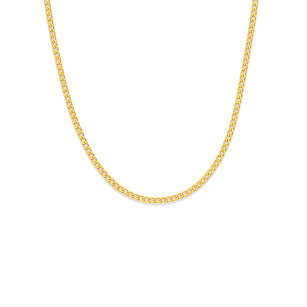 9ct Gold 45cm Solid Paperclip Necklace | Goldmark (AU)