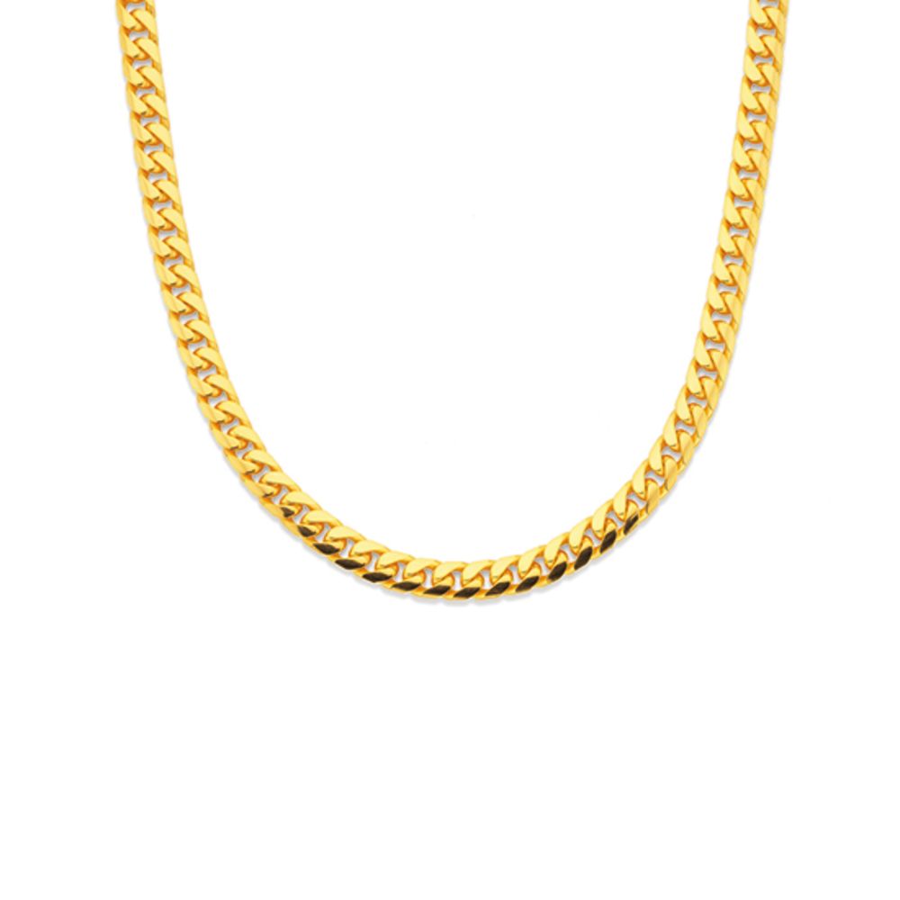 9ct gold sale cuban link chain