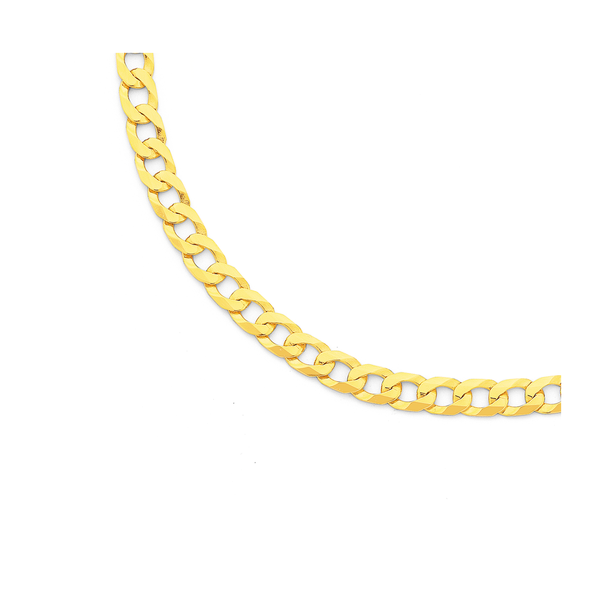 9ct Gold 55cm Solid Curb Chain | Chains | Prouds The Jewellers