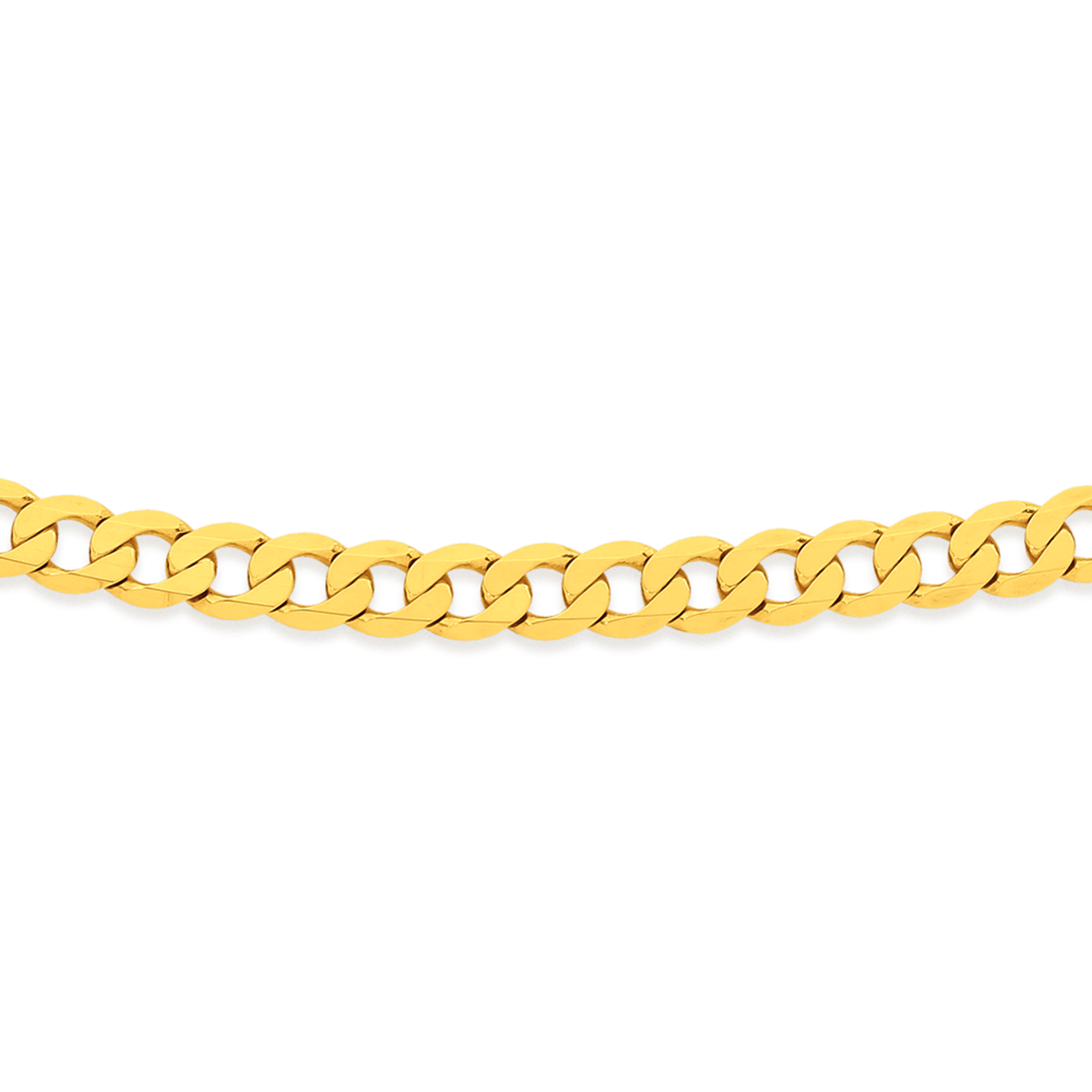9ct Gold 55cm Solid Curb Chain | Chains | Prouds The Jewellers
