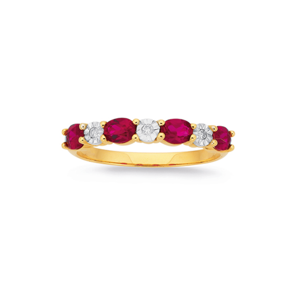 Garnet ring deals prouds