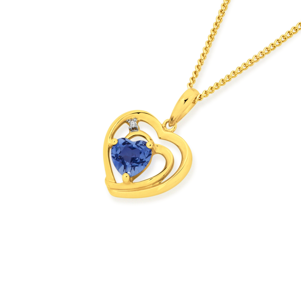 Prouds sales sapphire pendant