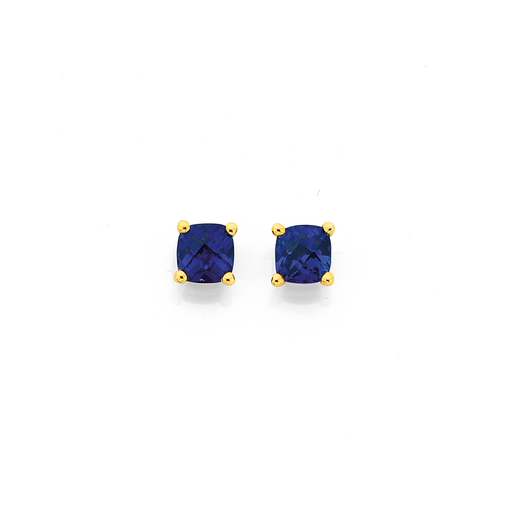 Blue sapphire store earrings studs