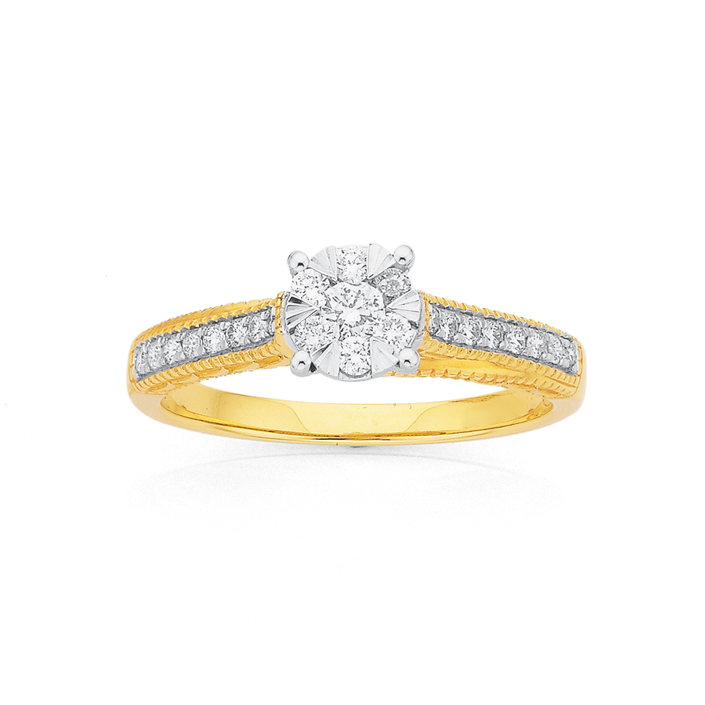 princess cut diamond ring prouds