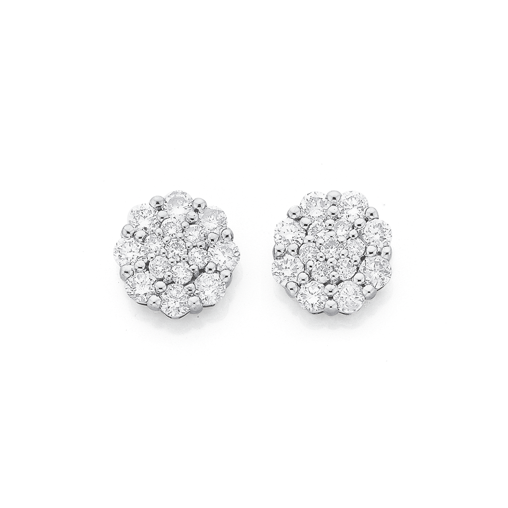 prouds diamond stud earrings