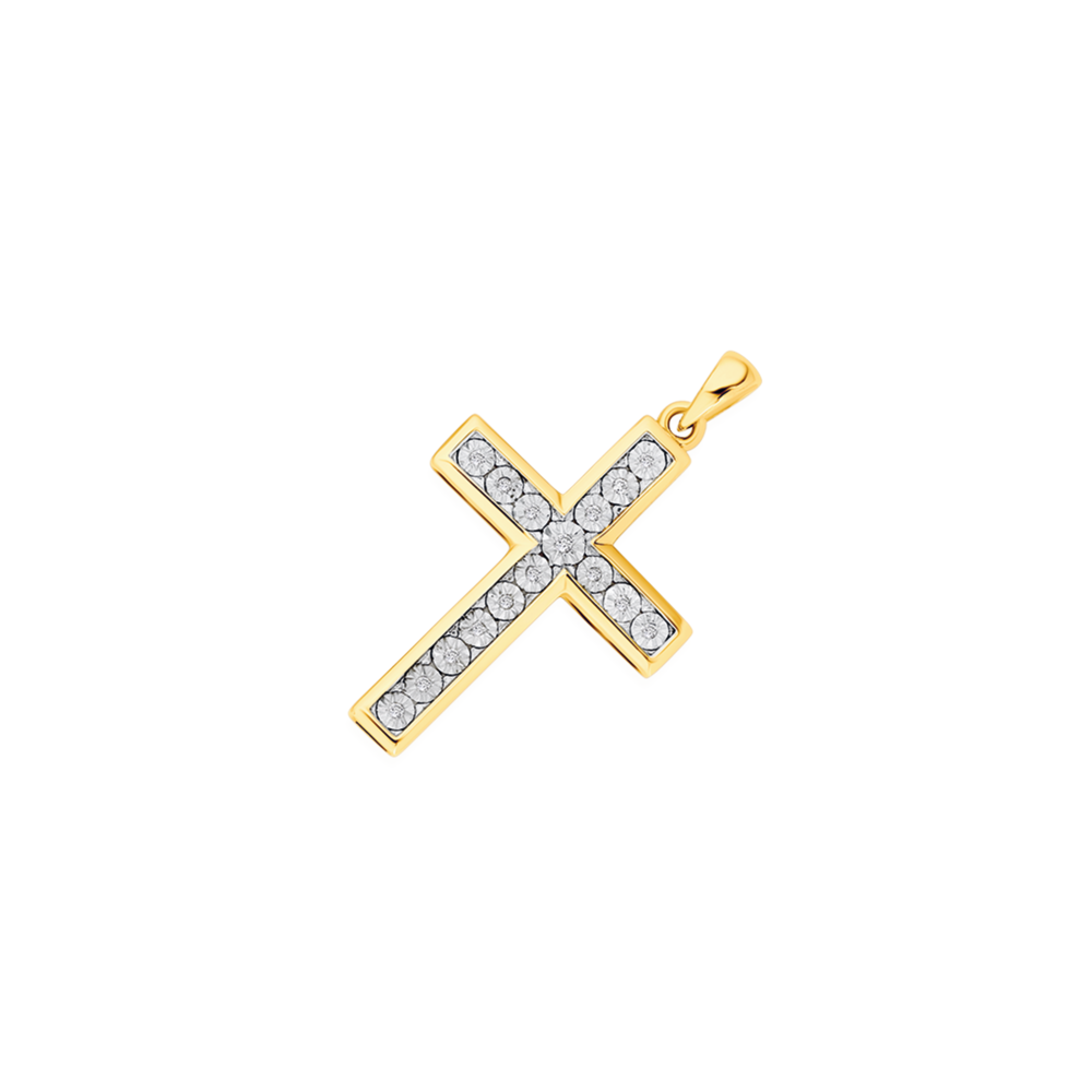 Prouds gold cross deals necklace