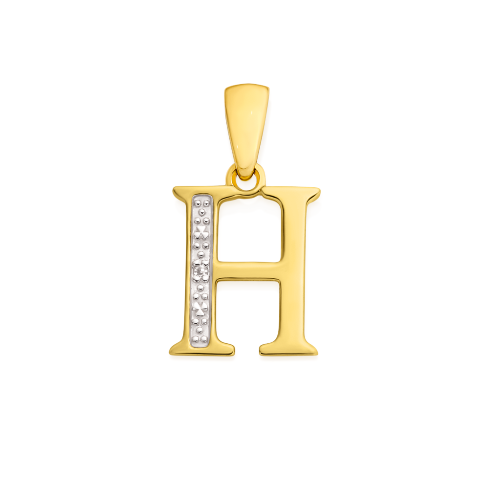 H clearance alphabet pendant