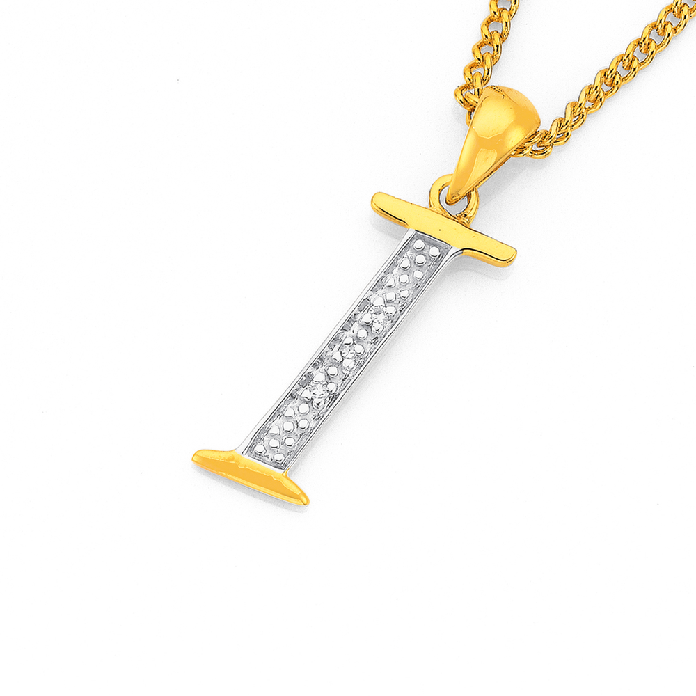 Prouds deals initial necklace