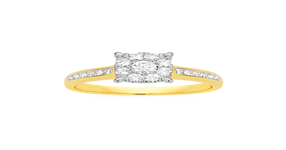 9ct Gold Diamond Ring | Prouds