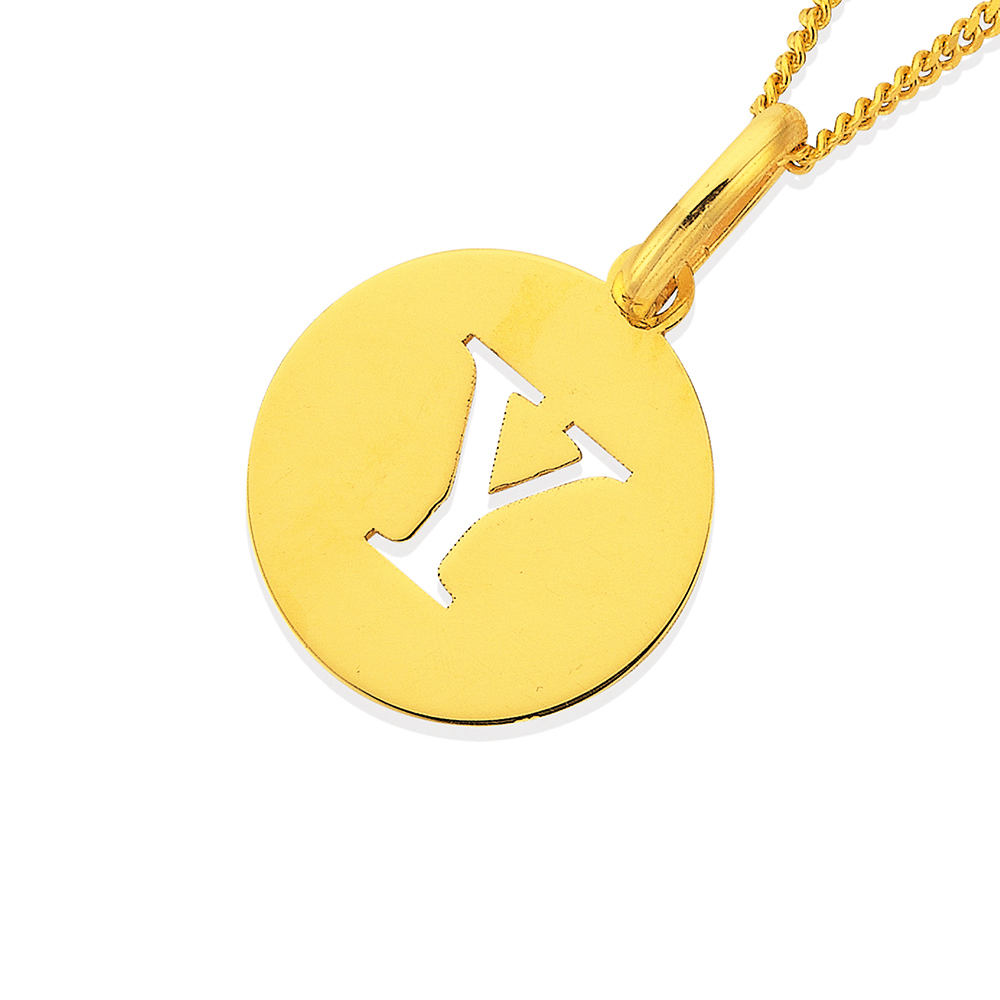 Y 2024 gold pendant