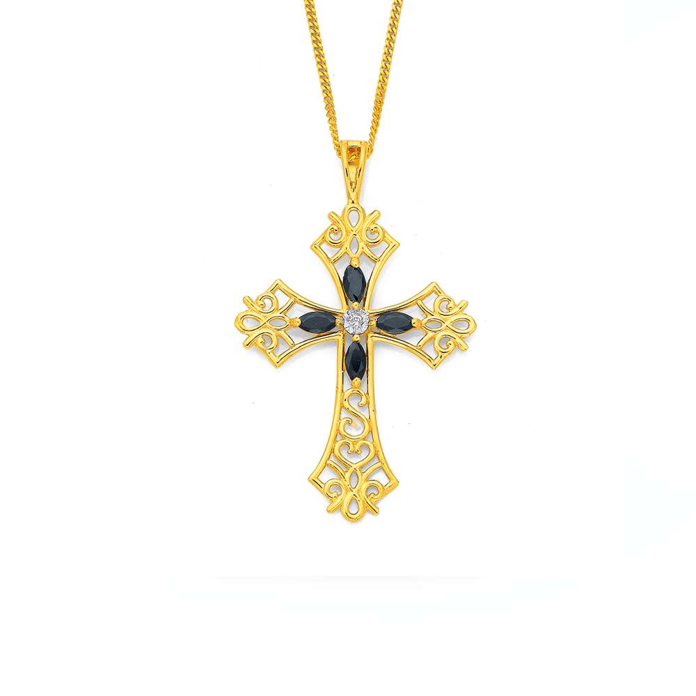 Gold cross deals necklace prouds