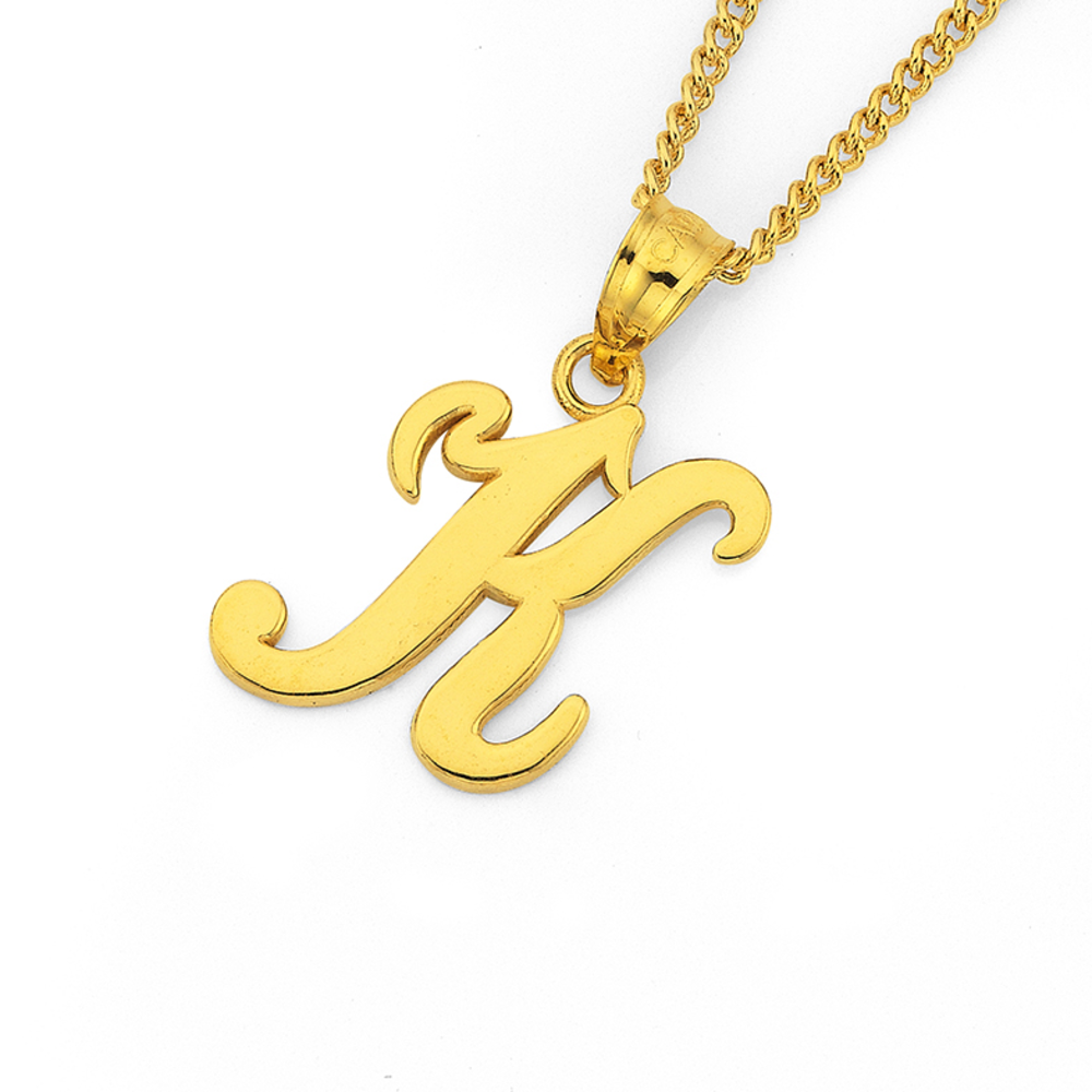 9ct gold k pendant