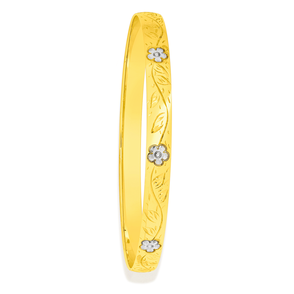 Ladies 9ct outlet gold bangles