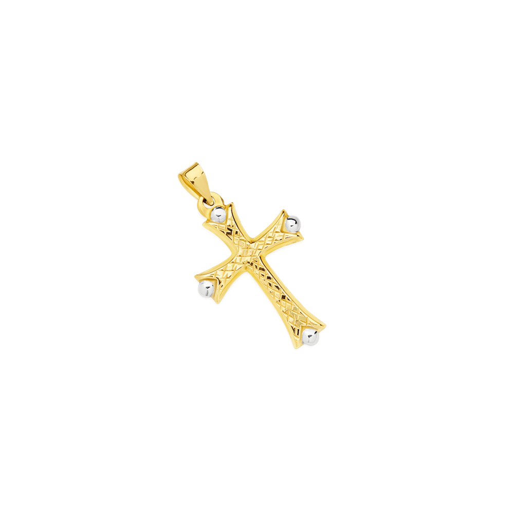 9ct gold celtic cross pendant