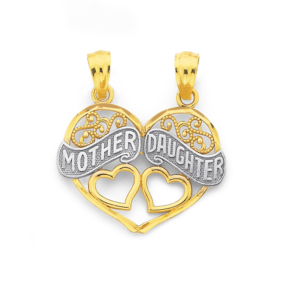 To My Daughter- Beauty Necklace (Yellow & White Gold Variants) – Gleam &  Gifts