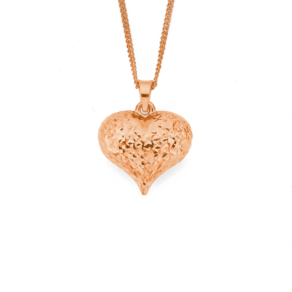 prouds rose gold pendant