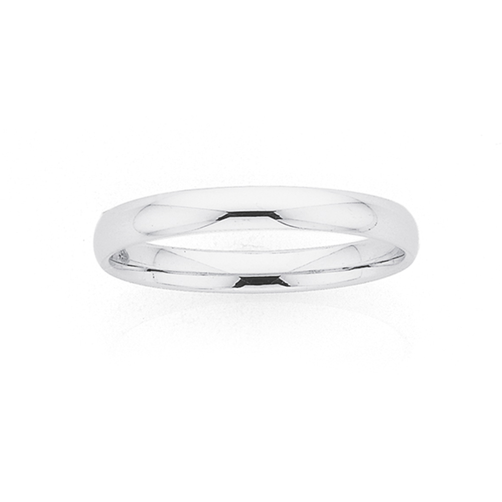 Plain Band Classic Wedding Rings for Men and Women 14K Solid White Gold  Flat 2mm Anniversary Band. at Rs 14708 | Wedding Band in Surat | ID:  2853352892612