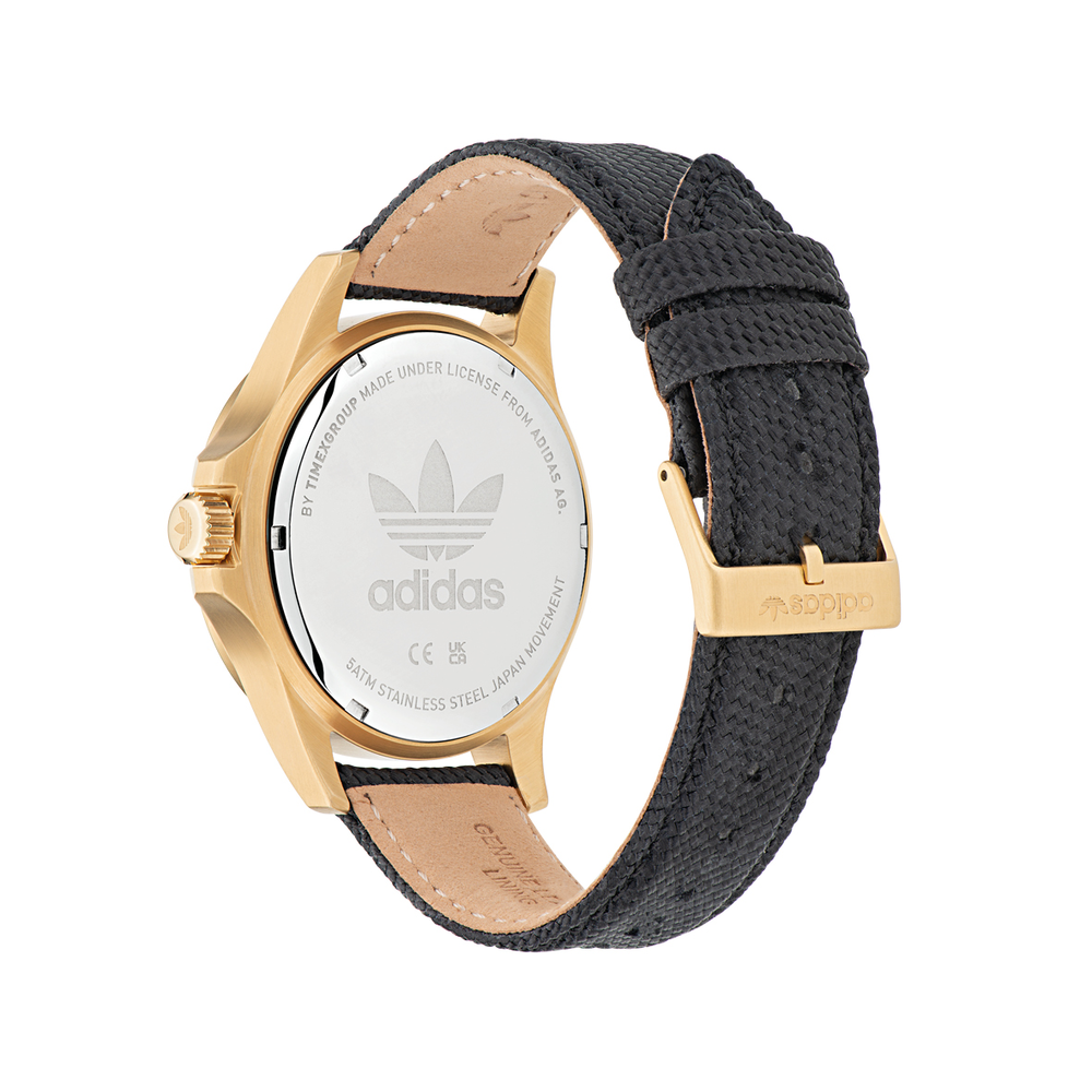 Adidas watch discount black and gold