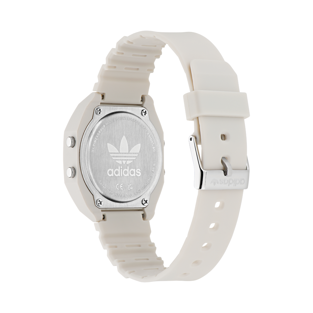 adidas originals adh9085 white silicone strap watch