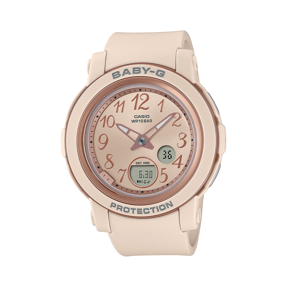 Baby g pink rose gold sale