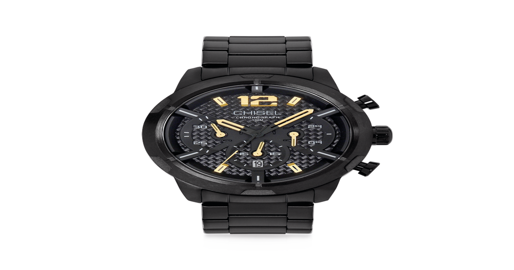 Chisel Men's Chronograph in Black | Prouds