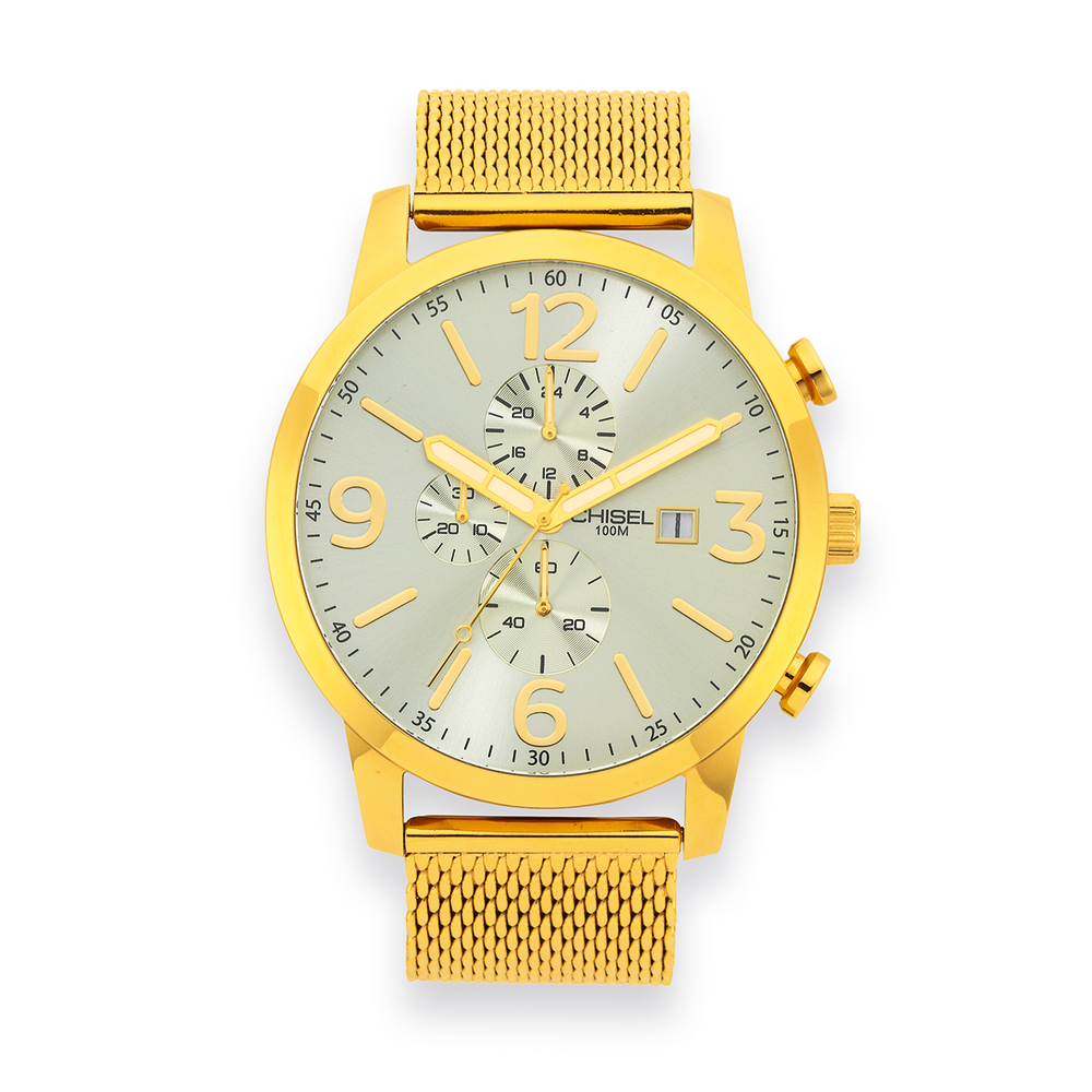 chisel watch gold