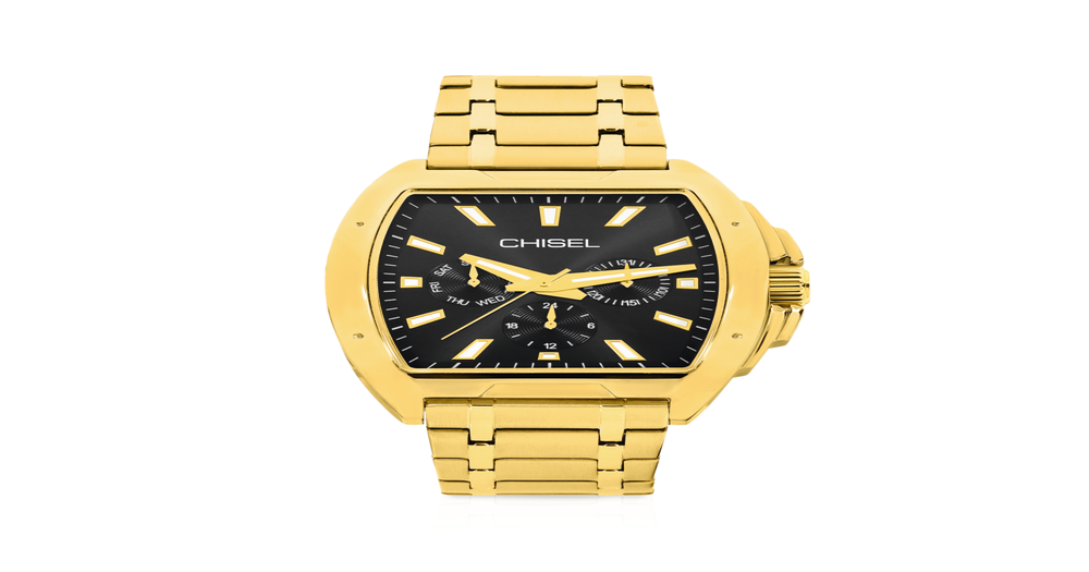 Chisel Men's Watch in Gold