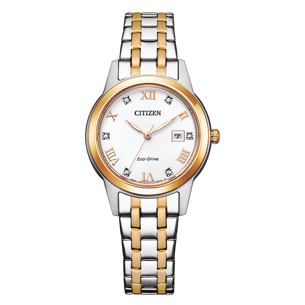 Citizen gold and shop silver eco drive