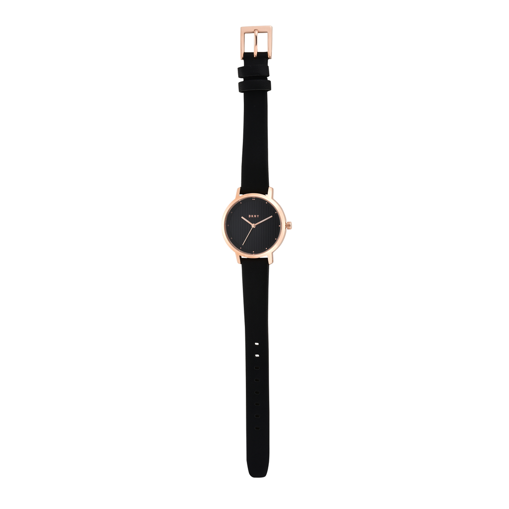 ladies black dkny watch