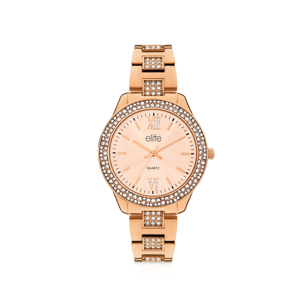 Elite Ladies Watch in Gold Prouds