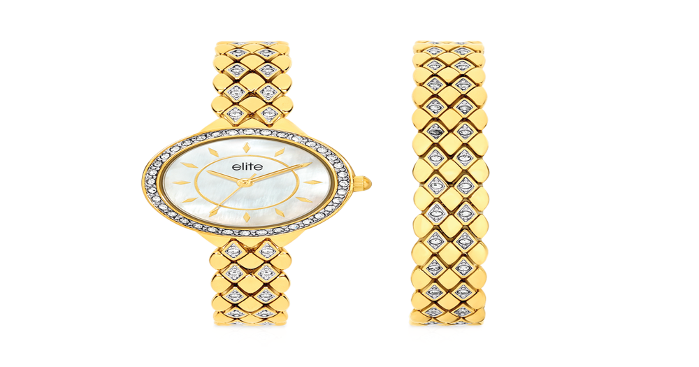 Elite Ladies Watch in Gold | Prouds