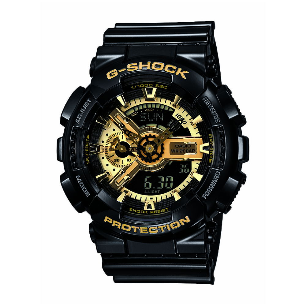 G shock Gd100gb 1 in Black Prouds