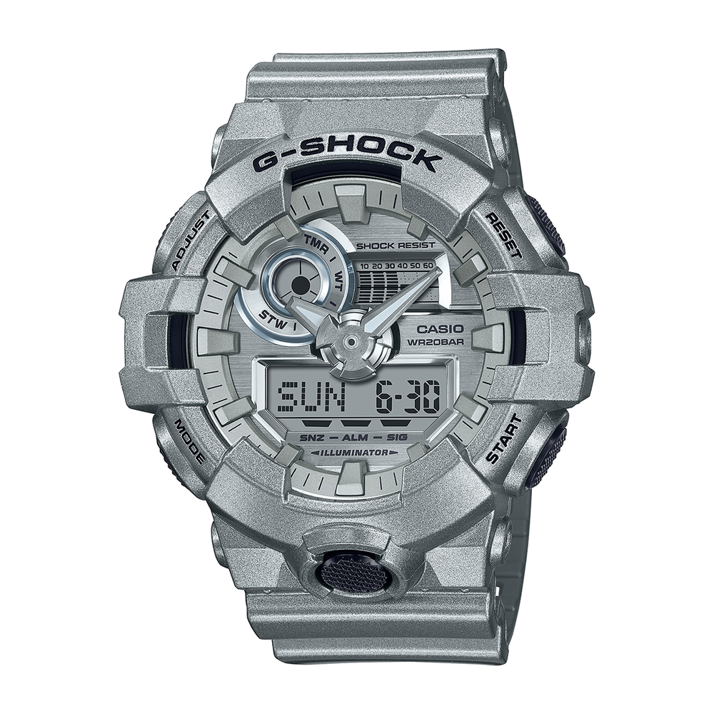 G-shock Ga700ff-8a in Silver | Prouds