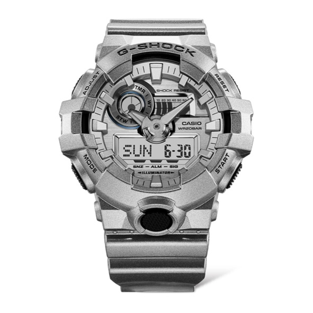 G-shock Ga700ff-8a in Silver | Prouds