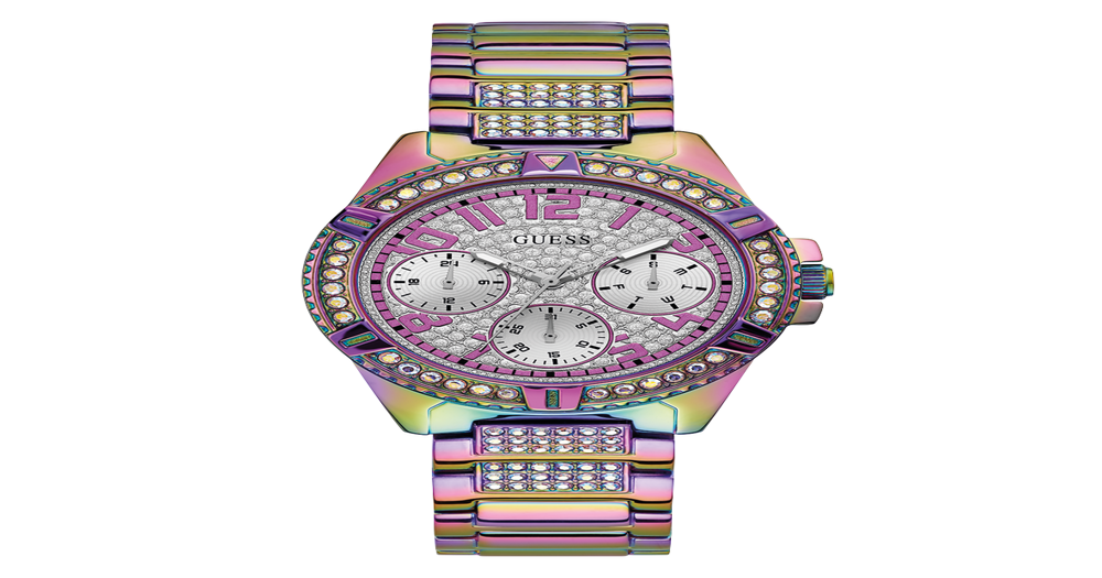 Guess Frontier Ladies Watch in Purple | Prouds