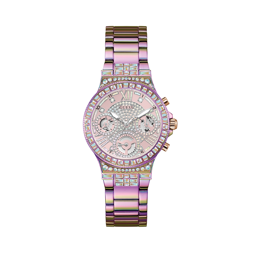 Guess lady discount frontier watch pink