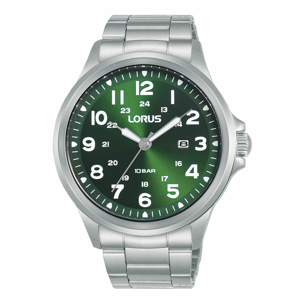 Lorus best sale green watch