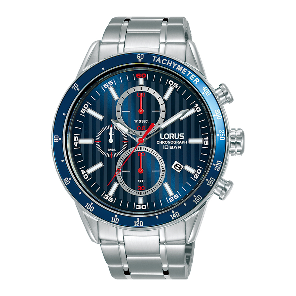 Lorus chronograph best sale 100m mens watch