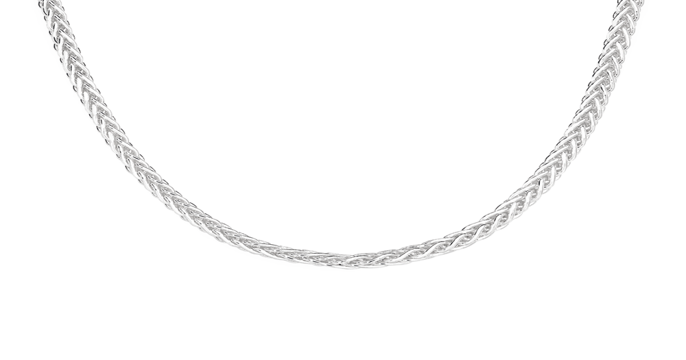 Silver 45cm Wheat Chain | Prouds