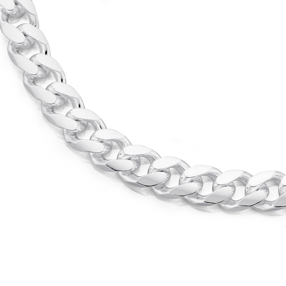 Sterling Silver 55cm Heavy Curb Chain | Prouds
