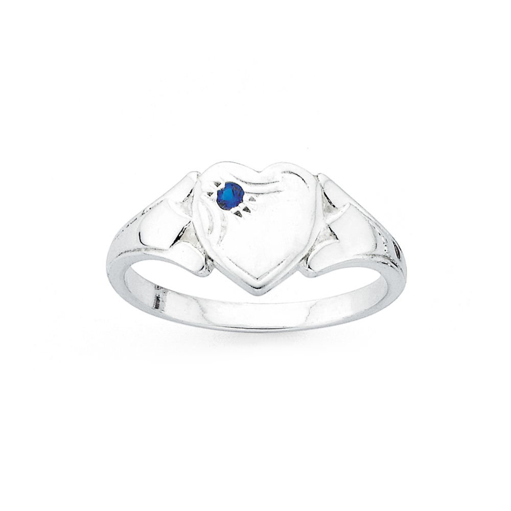 Child Signet Ring - Silver – Bluebird Co.