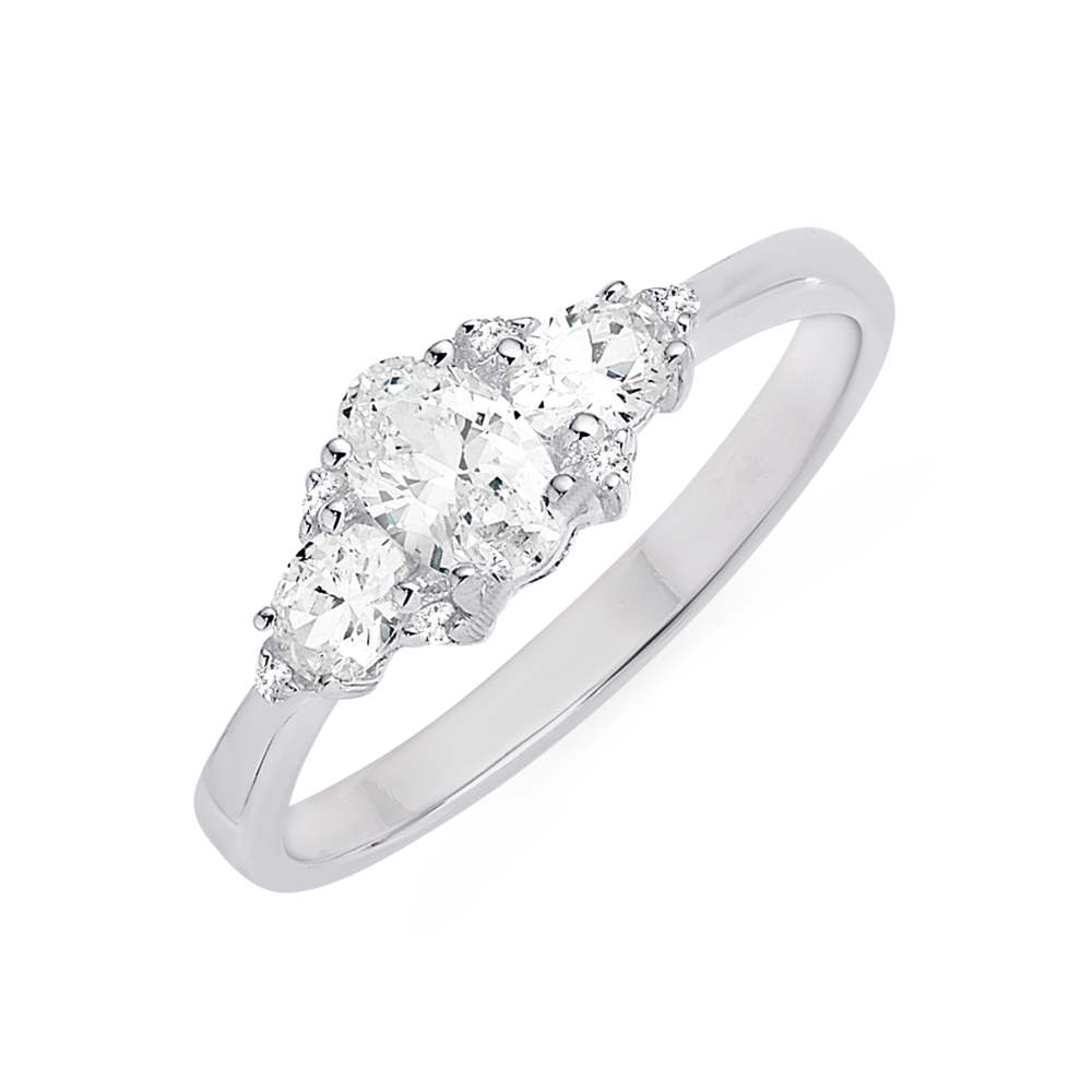 Prouds cubic online zirconia rings