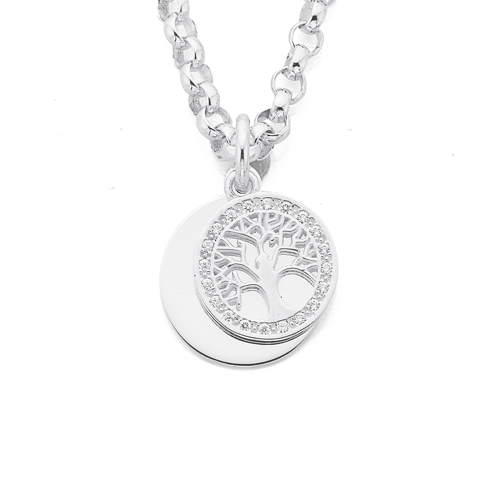 prouds tree of life necklace silver