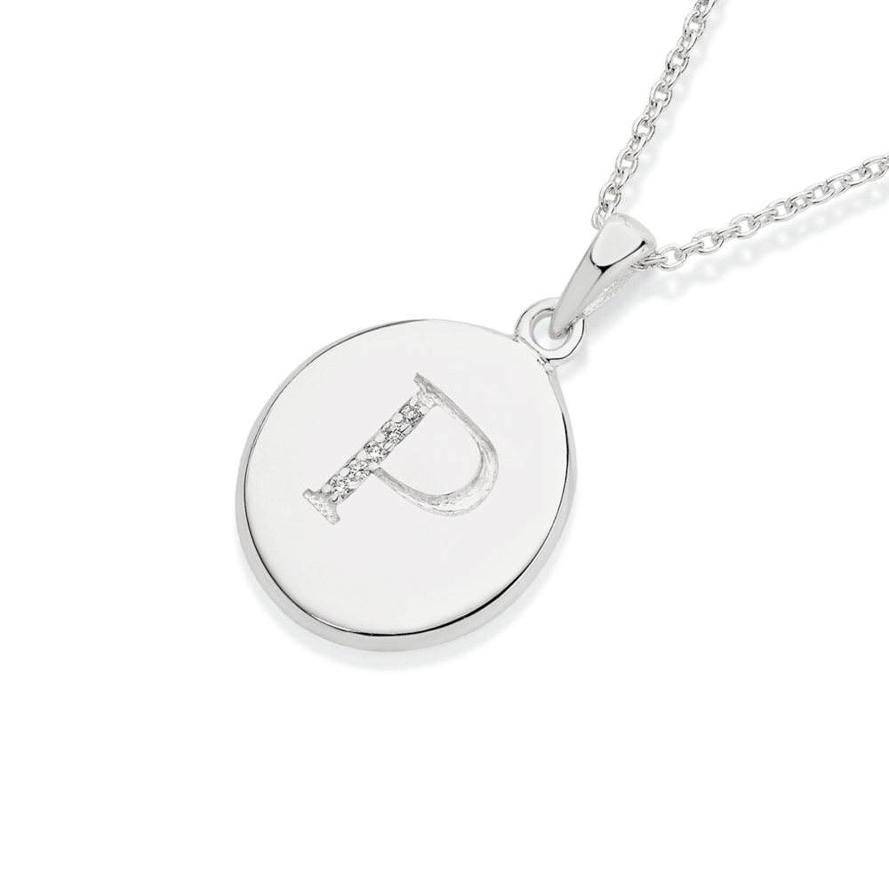 Sterling Silver Celtic Initial Letter D Necklace
