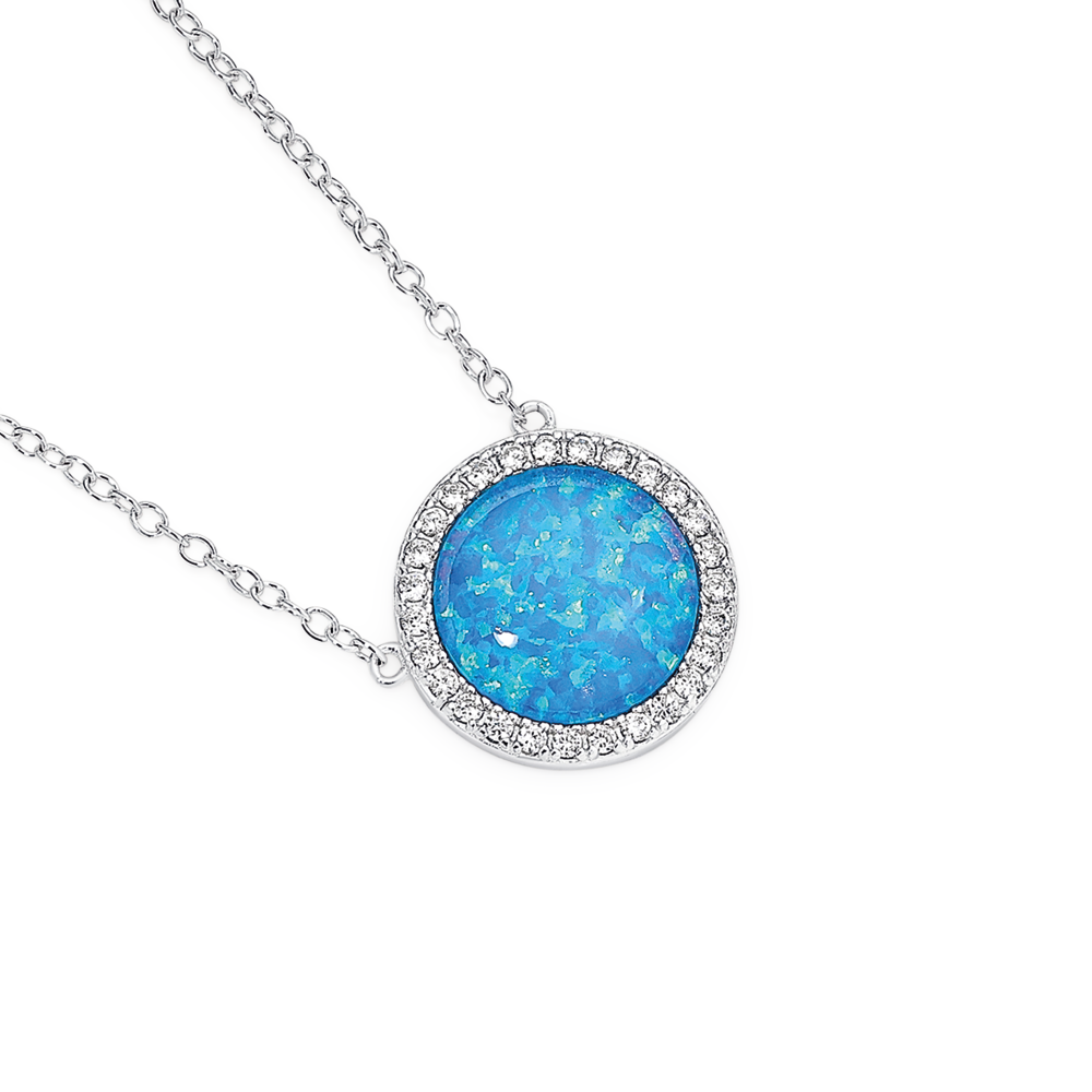 Natural fire opal necklace, Blue opal necklace, sterling silver, 14K plated  1094 | eBay