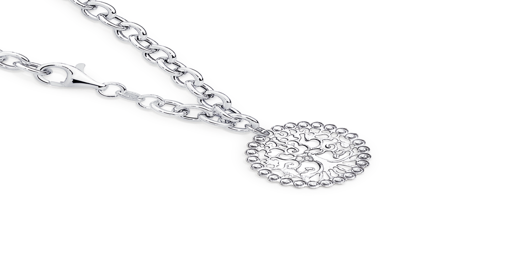 Silver Tree Of Life Bracelet | Prouds
